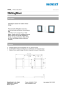 Preview Product data sheet: Sliding Door