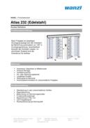 Preview Product data sheet: Atlas 232 stainless steel