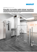 Preview EasyGo turnstile with ticket machine