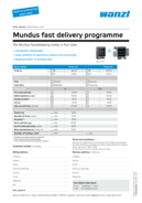Preview Mundus 快速供货方案表格