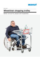 Preview Shopping trolley for wheelchair users