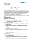 Preview Specifications: EasyGo turnstile