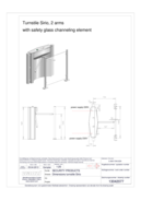 Preview Technical drawing: Sirio turnstile