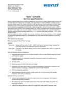 Preview Specifications: Sirio turnstile