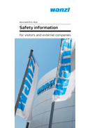 Preview Safety information for visitors