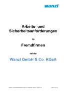 Preview Arbeits- und Sicherheitsanforderungen für Fremdfirmen (DE)