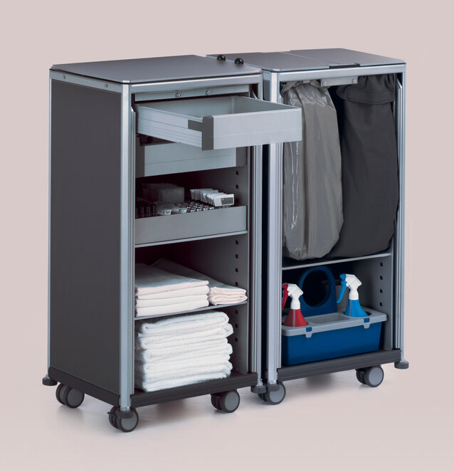Housekeeping: new Fresh & Clean chambermaid trolley