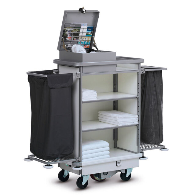 Premium ZP drive chambermaid trolleys – including electric drive feature
