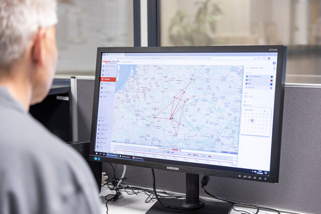 Nooit meer een rolcontainer verliezen!