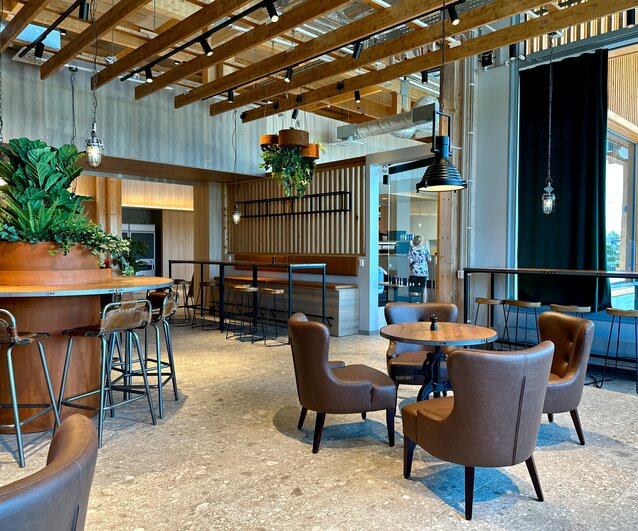 Indretning af restaurant i supermarkedet