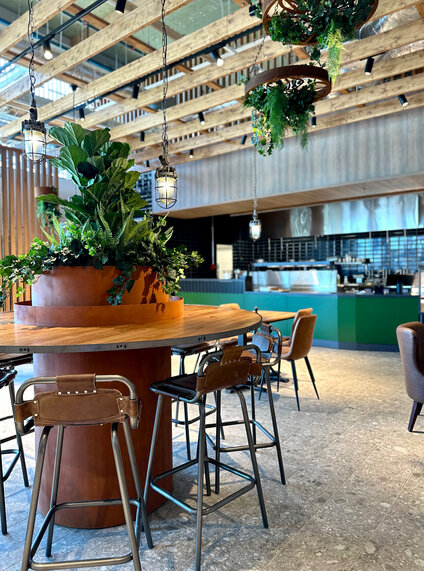 Fastfood møder dagligvarebutik