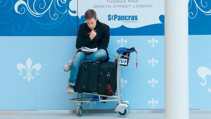 Saint Pancras International is the new London railway terminal for Eurostar – express trains using high speed railway lines heading towards Europe: