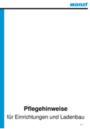 Preview Pflegehinweise für Ladenbau & Möbel