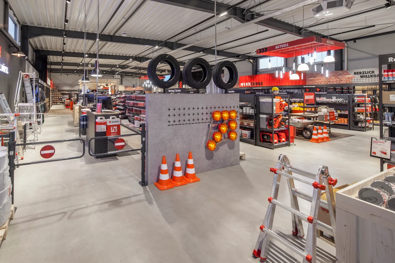 A new store is born – Würth and Wanzl present a new store